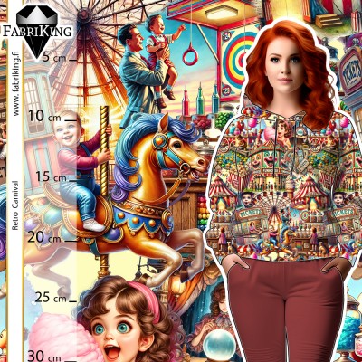 Retro Carnival, trikoo 1,7m