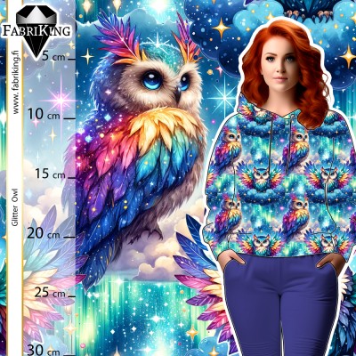 Glitter Owl, trikoo 2m