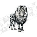 Silityskuva: Geometric Lion