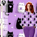 Cat Love violet, ohut joustocollege