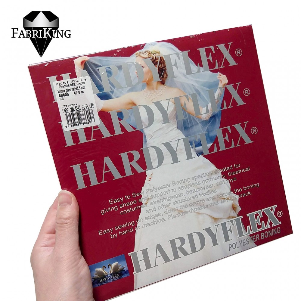 Hardyflex polyesteritukinauha 5mm (40m)