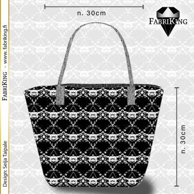 Kuosi on digitaalisesti siirretty laukkumalliin!