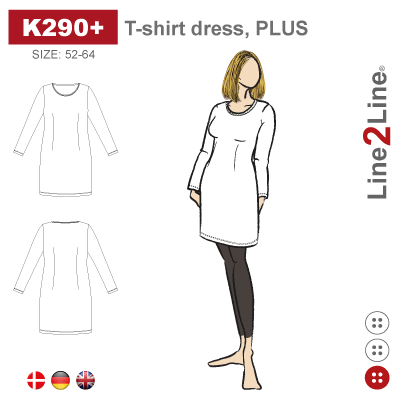 Line2Line: T-shirt dress, PLUS