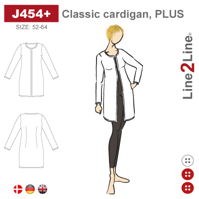 Line2Line: Classic cardigan, PLUS