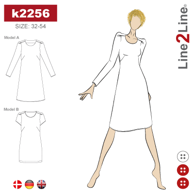 Line2Line: Epaulet sleeve dress
