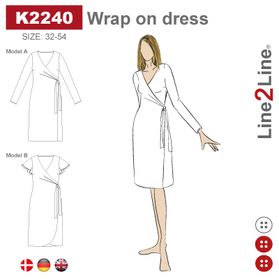 Line2Line: Wrap on dress