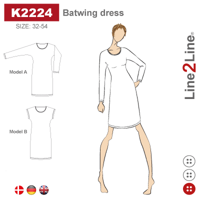 Line2Line: Batwing dress