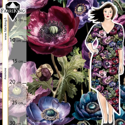 Anemone, trikoo 1,3m