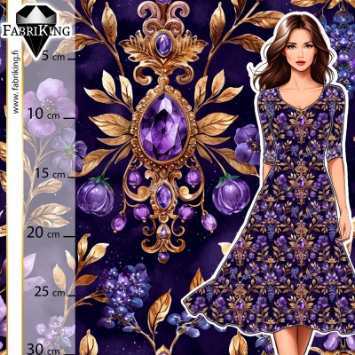 Amethyst, trikoo 1m