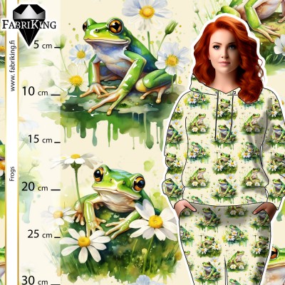 Frogs yellow, trikoo 1,5m